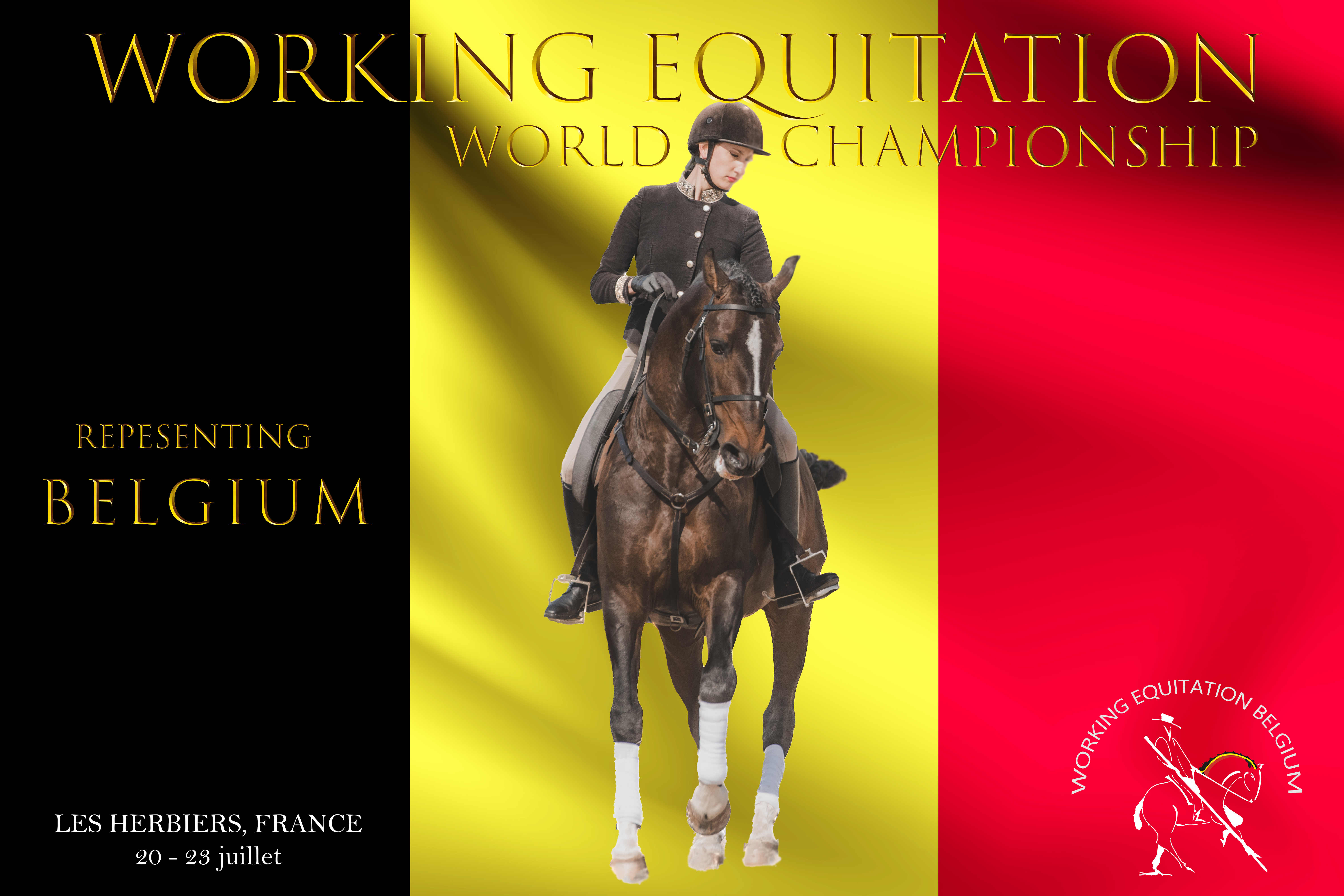 World Championship for Belgium Virginie Dubus & Hero des Nawies